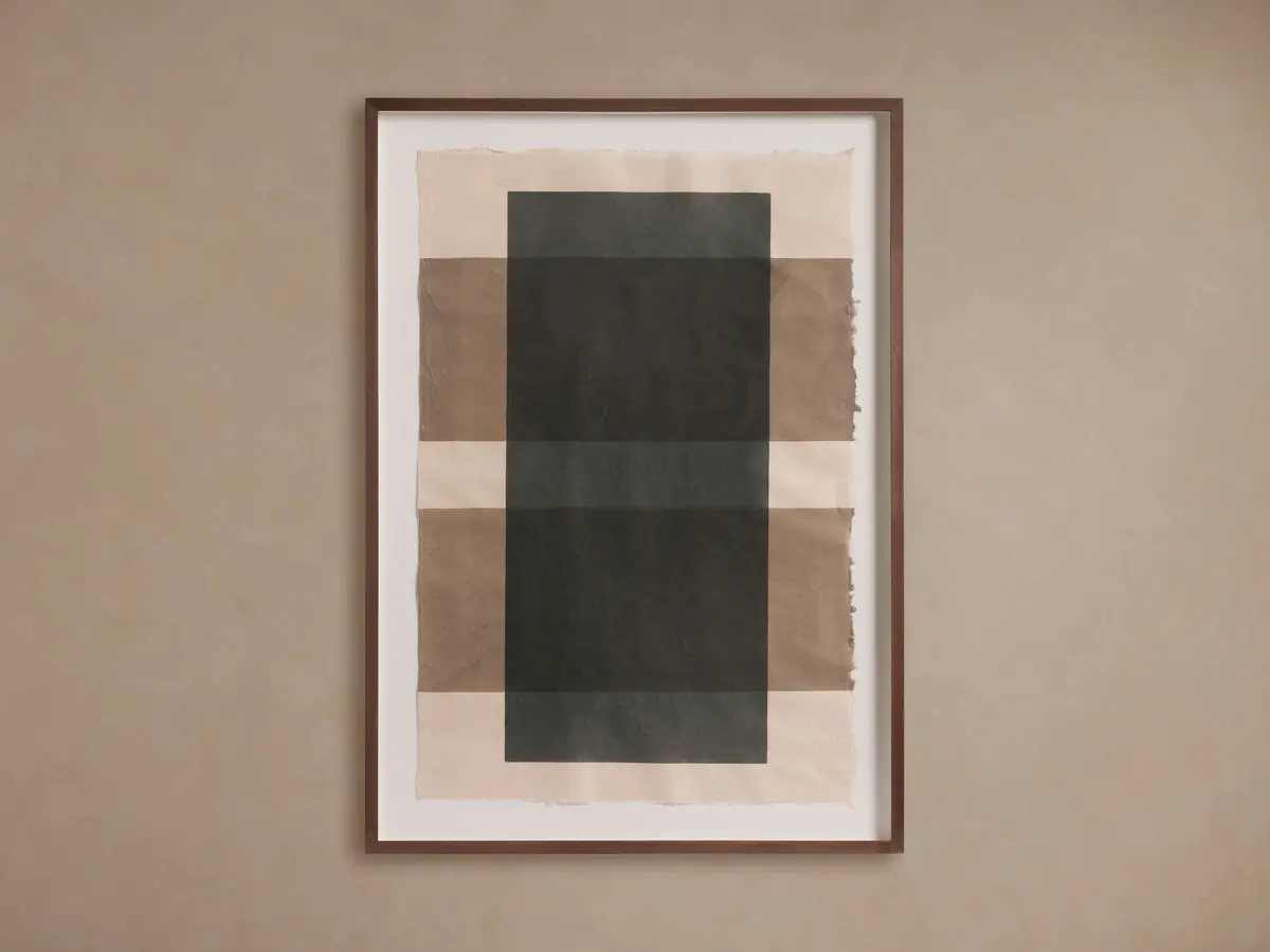Charcoal Framed Silkscreen Ii 1
