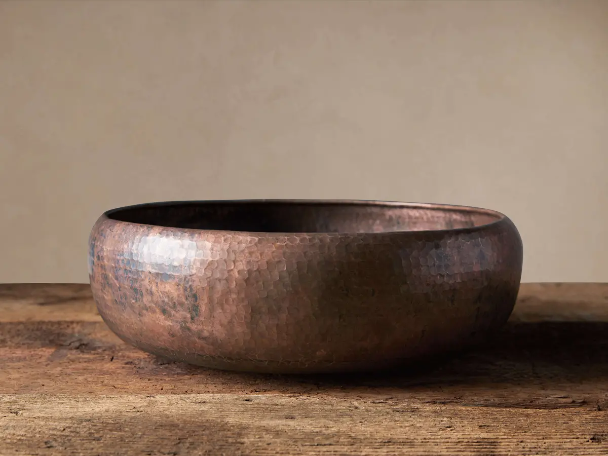 Hand Hammered Copper Bowl 1