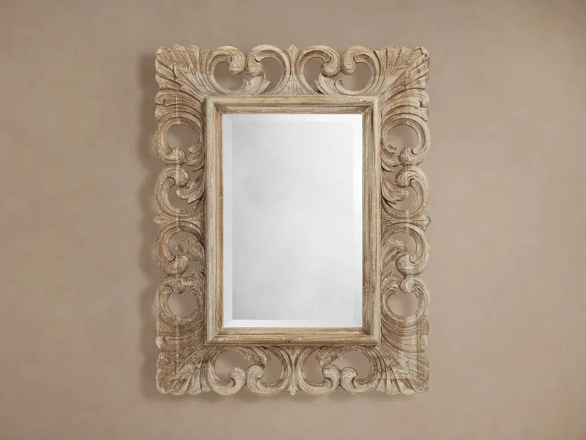 Porter Wall Mirror In Rustic 1