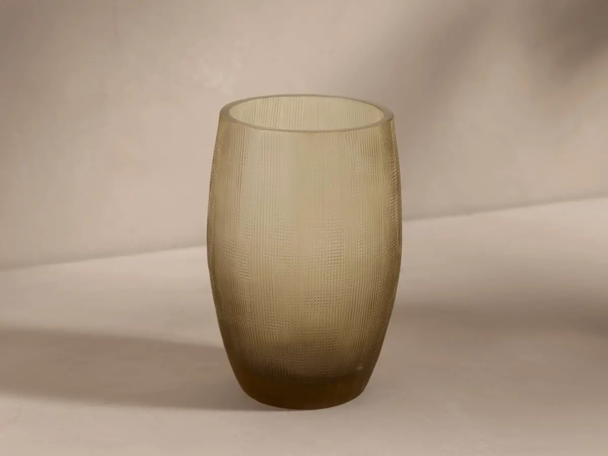 Abilene Bath Tumbler In Olive Smoke 1