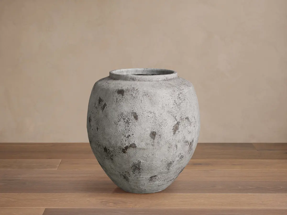 Large Rustic Grey Vessel 1
