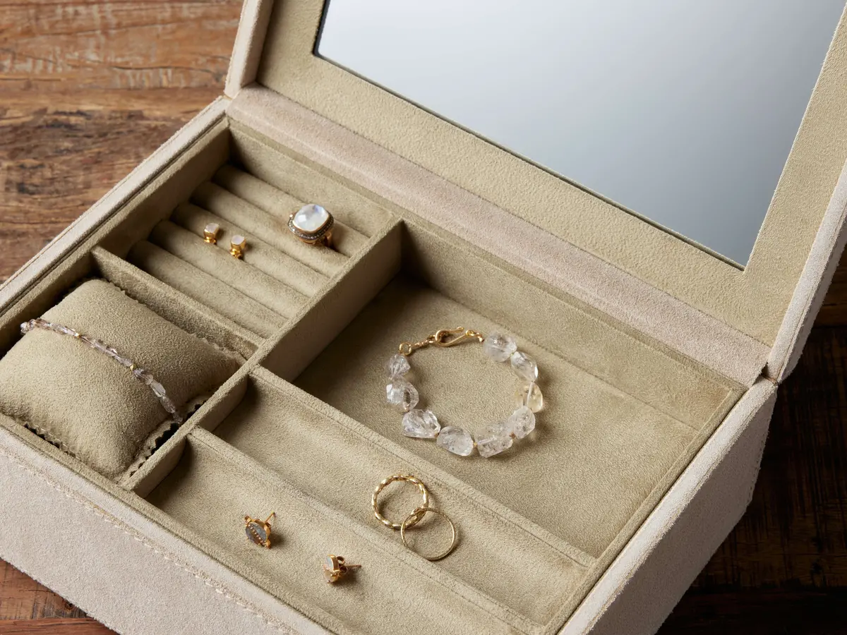 Meline Suede Jewelry Box 1