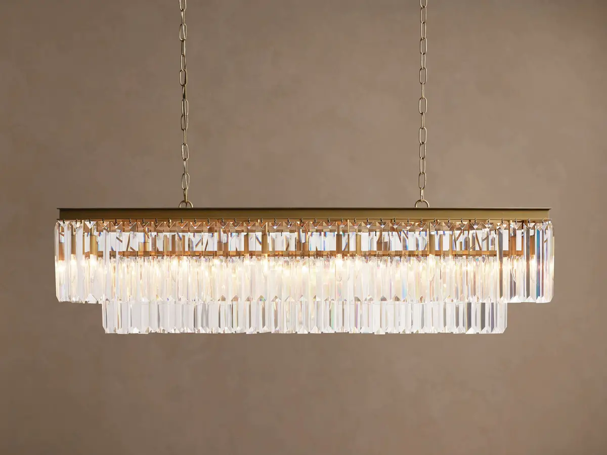 Leyland Tiered Rectangular Chandelier 1