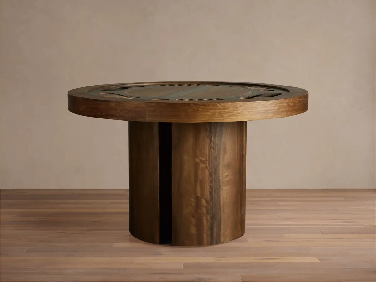 Reclaimed Wood Poker Table 1