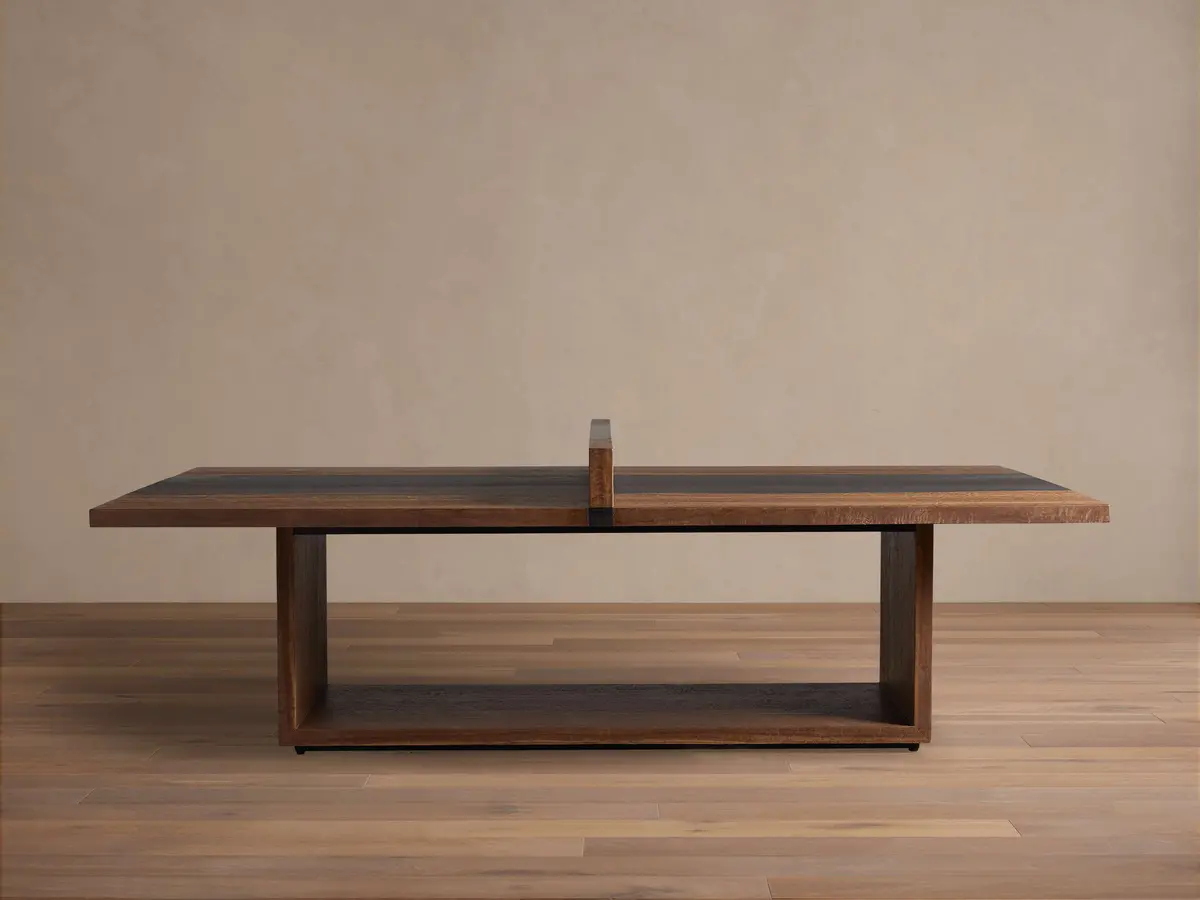 Reclaimed Wood Ping Pong Table 1