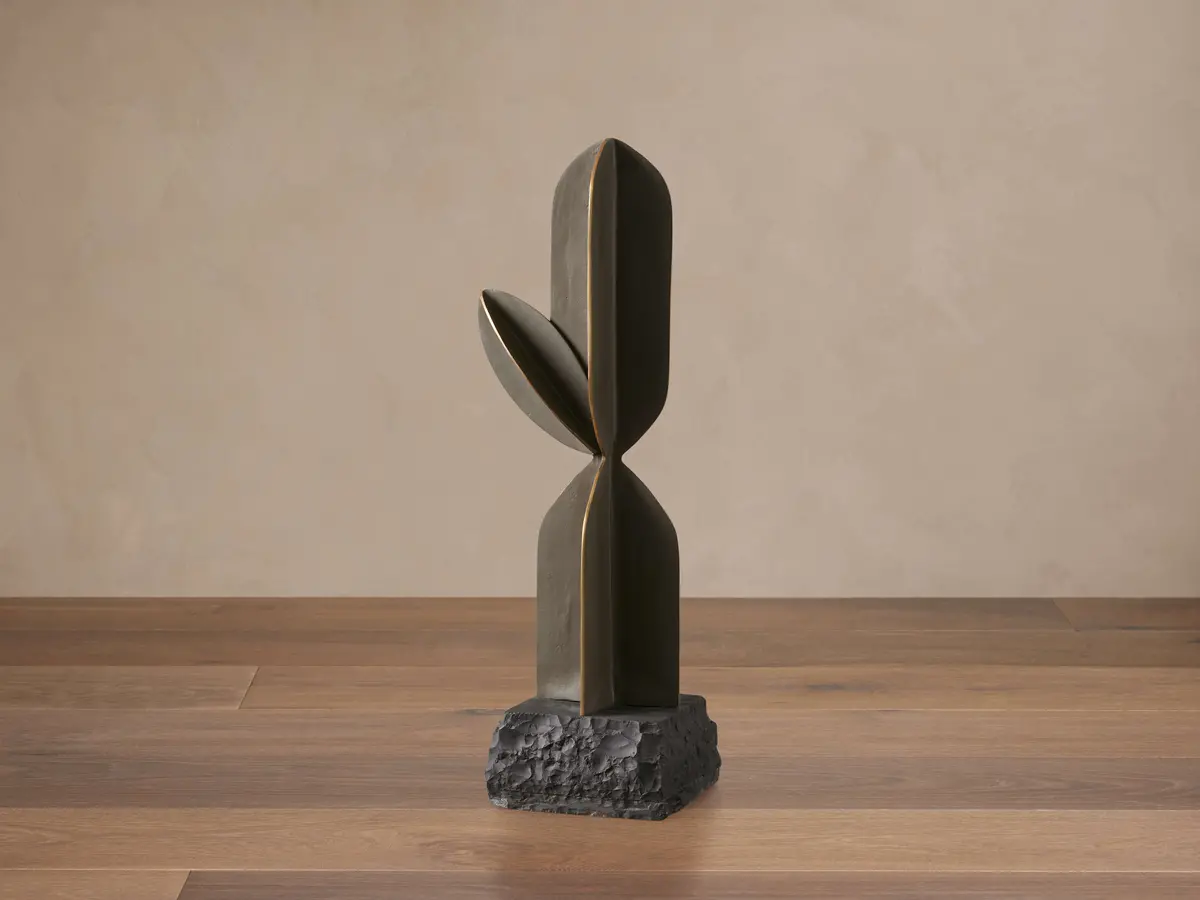 Ivy Green Cactus Sculpture 1