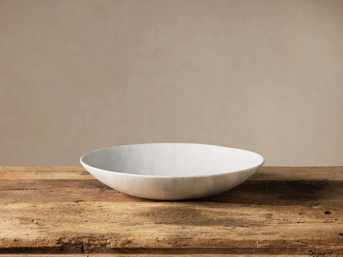 White Marble Bowl 1