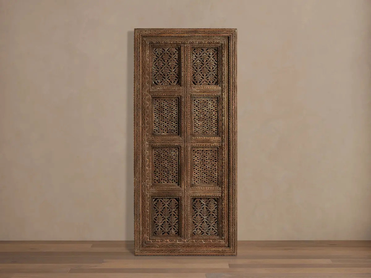 Ramani Carved Wood Panel 1