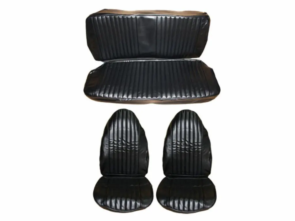 6602-Buk-C 1973-74 Dart Duster Front Bucket Rear Bench Seat Cover Set 1
