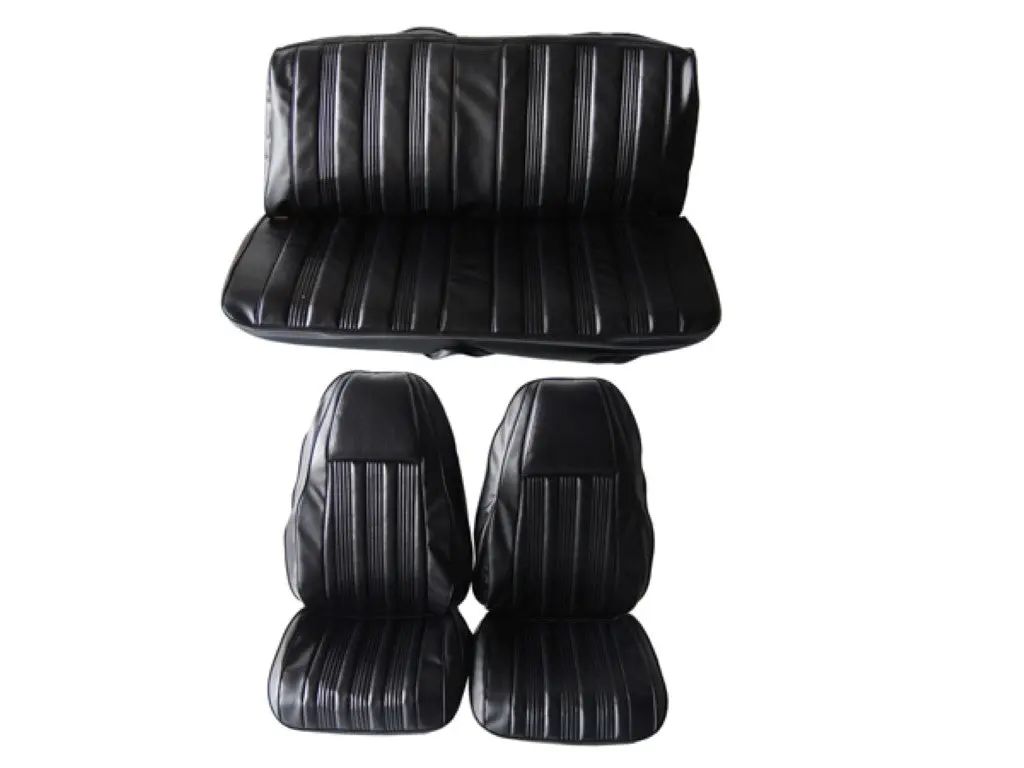6607-Buk-C 1970 Dart Gt Swinger Front Bucket Rear Bench Seat Cover Set 1