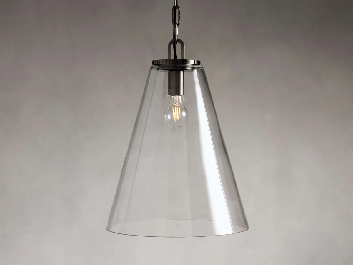 Wescott Medium Cone Pendant With Bronze Chain 1