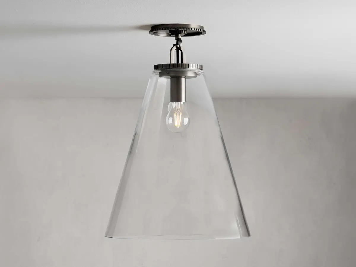 Wescott Medium Cone Flush Mount 1