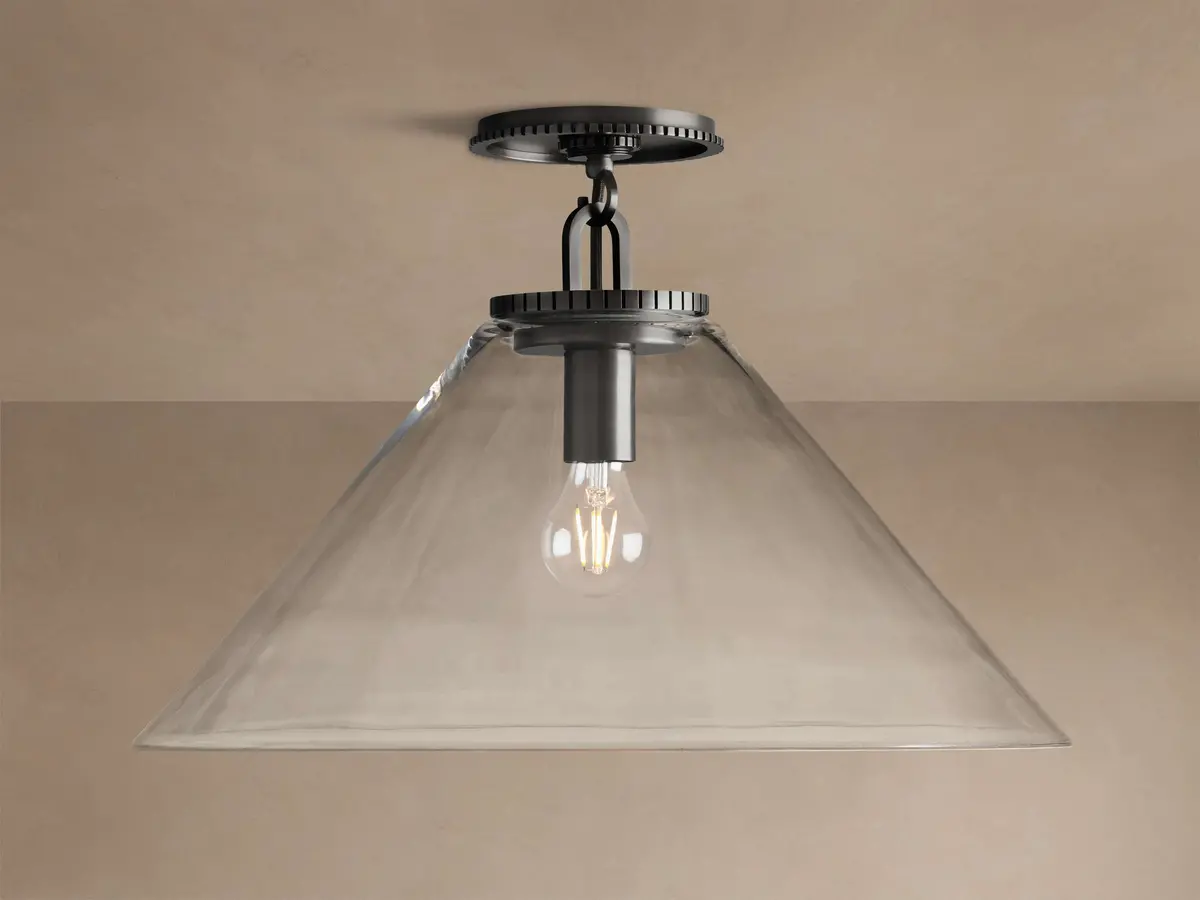 Wescott Cone Flush Mount 1