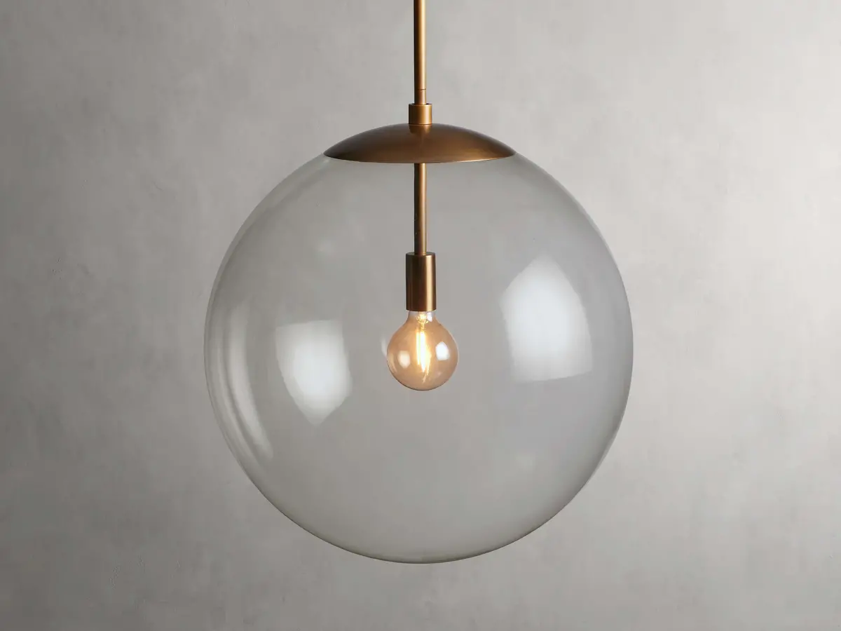 Wescott Xl Globe Pendant With Rod 1