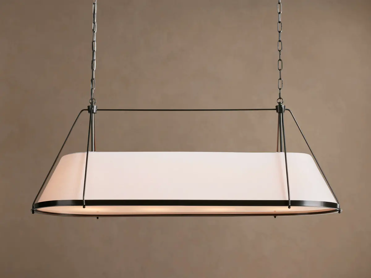 Shelton Linear Chandelier In Bronze 1