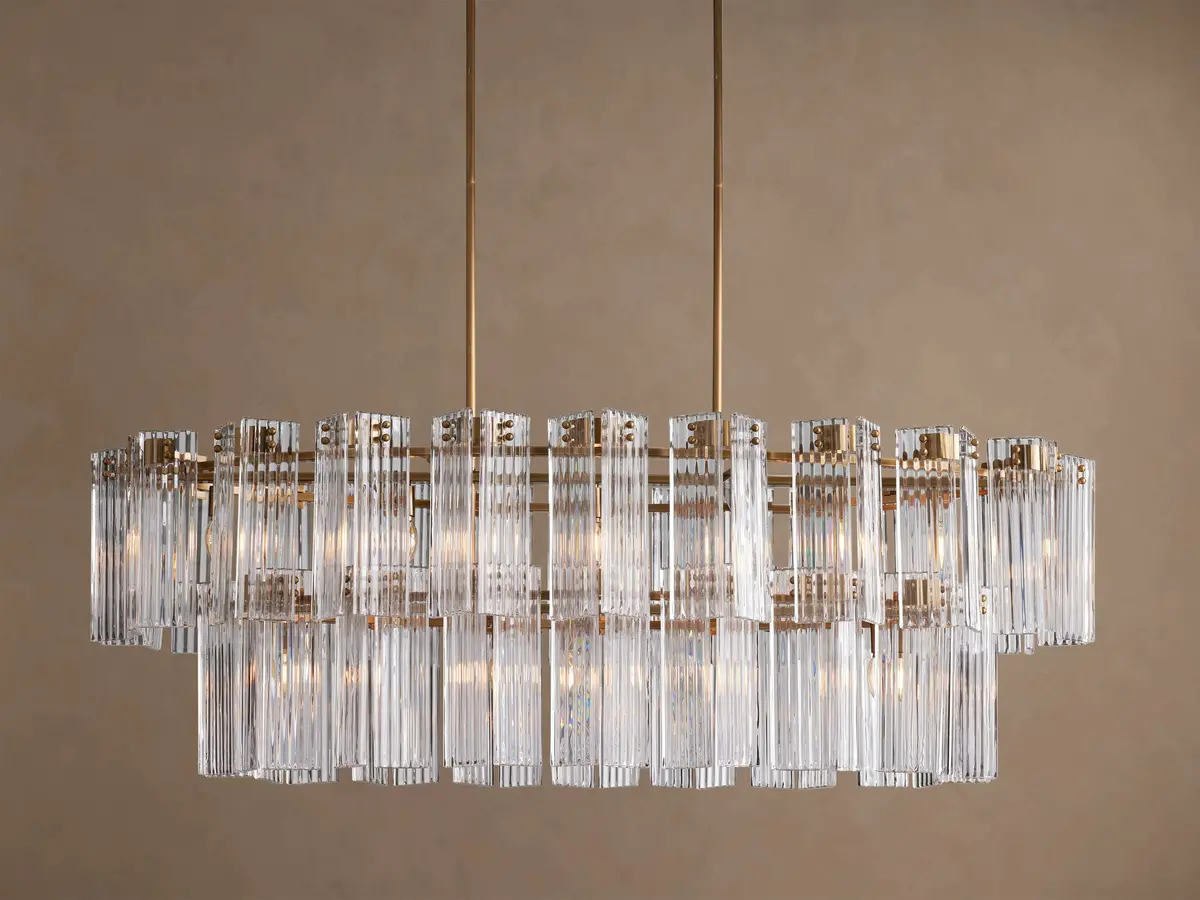 Delsie Oval Tiered Chandelier 1