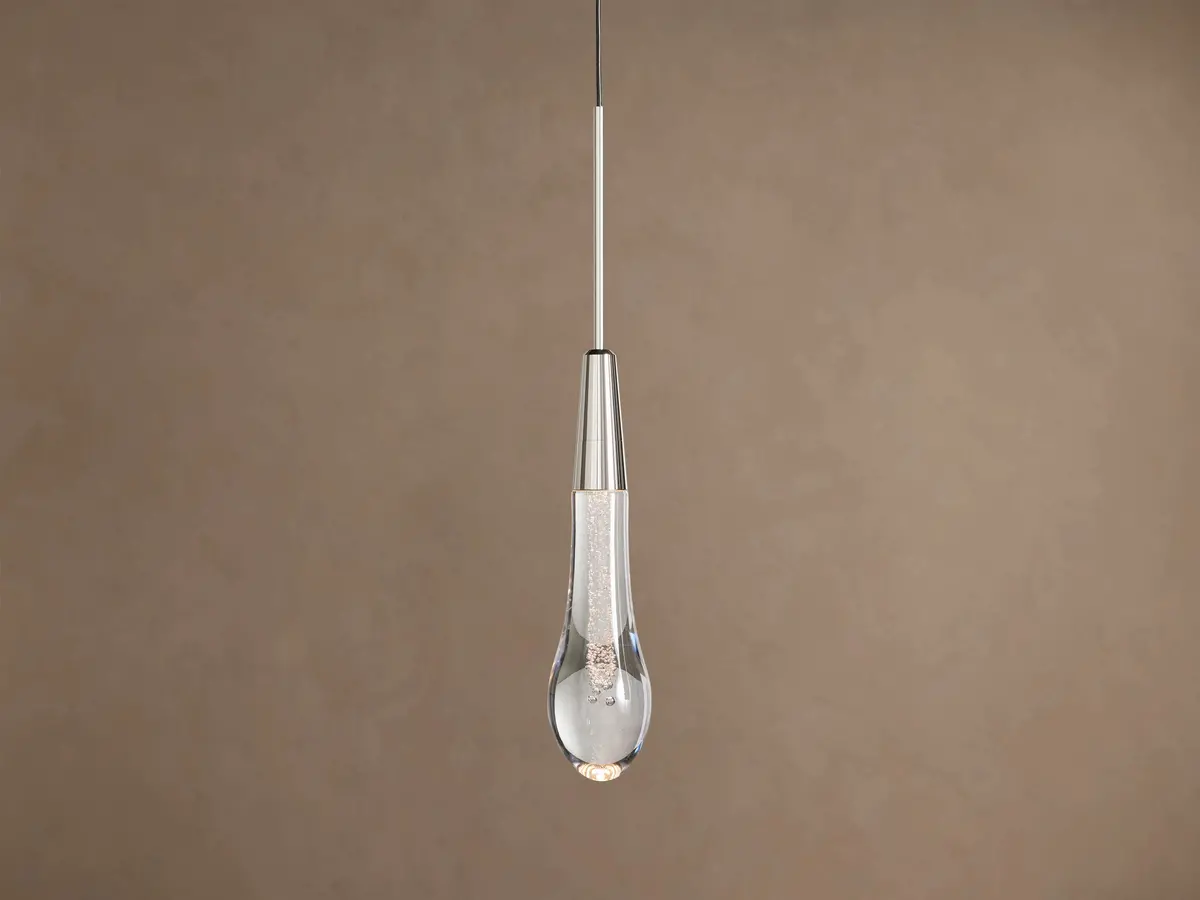 Soltaire Pendant In Nickel 1