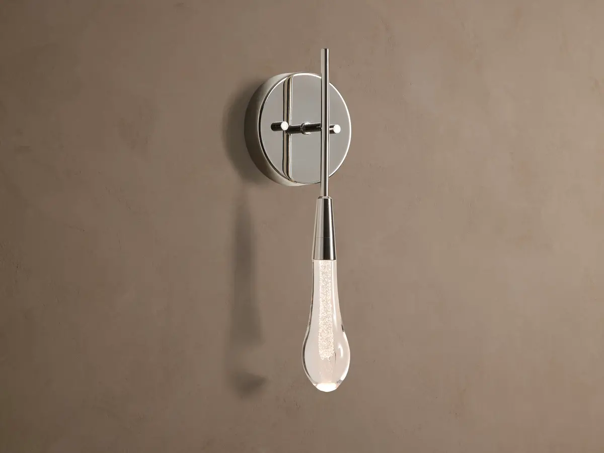 Soltaire Sconce In Nickel 1
