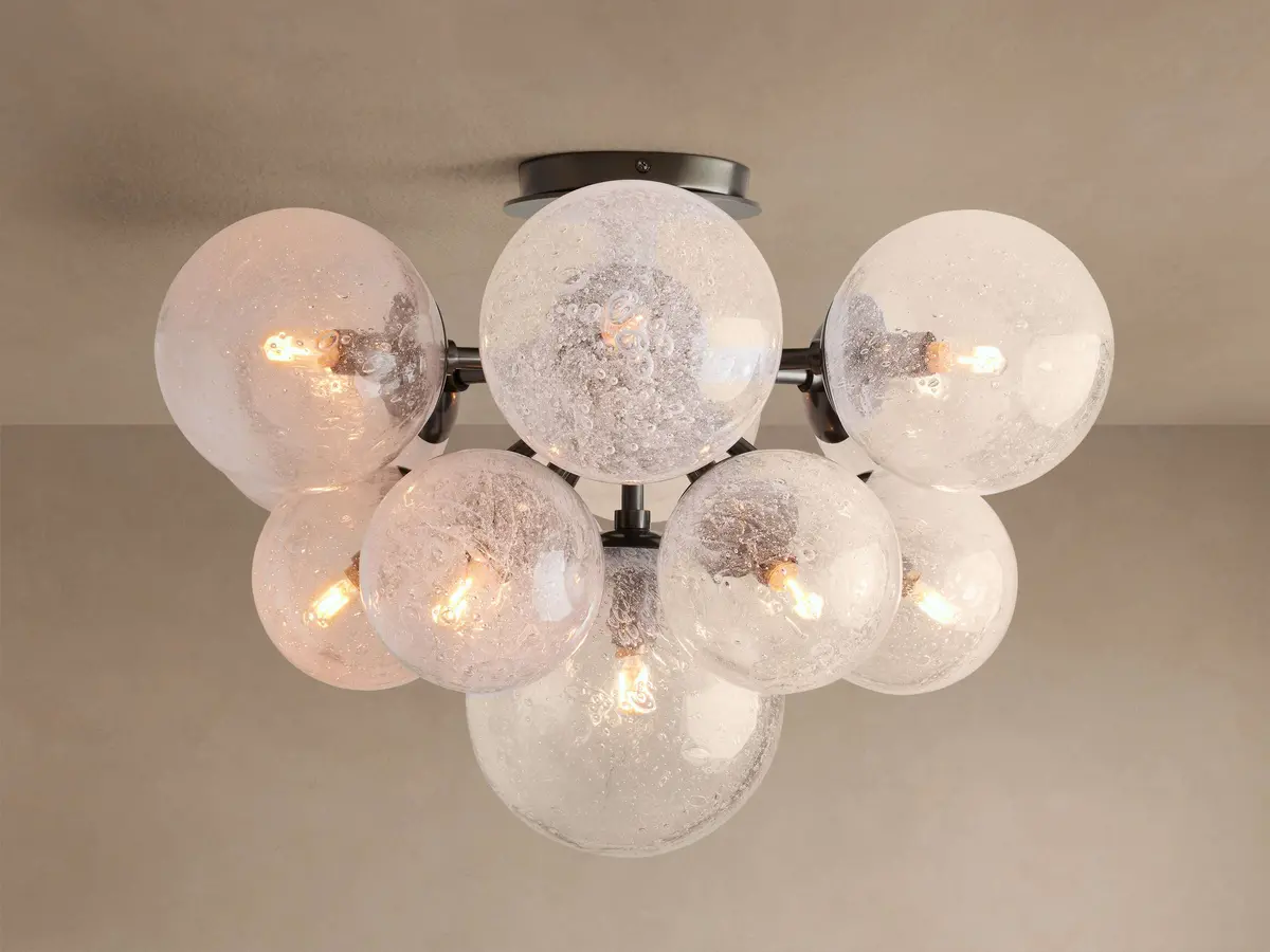 Mandoza Flush Mount In Bronze 1