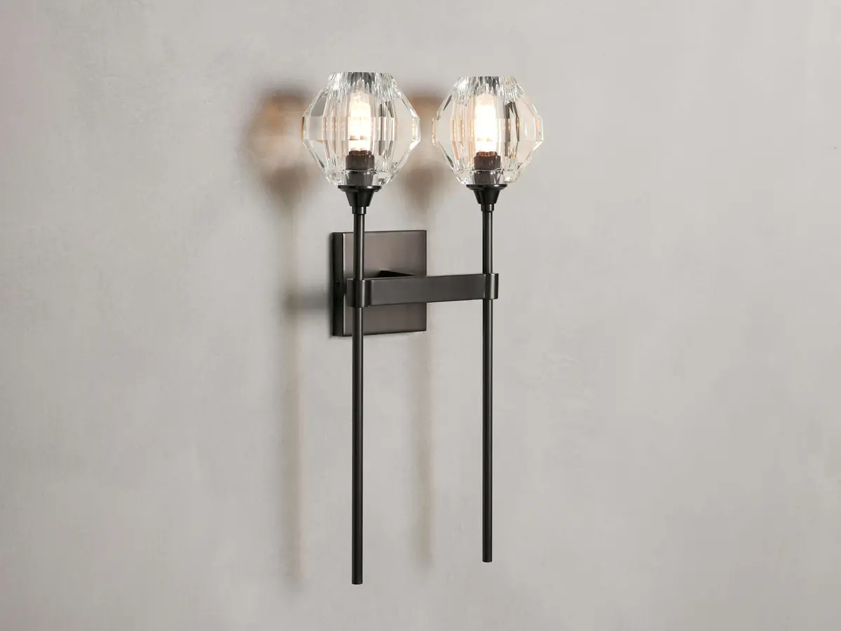 Amoroso Double Sconce In Bronze 1