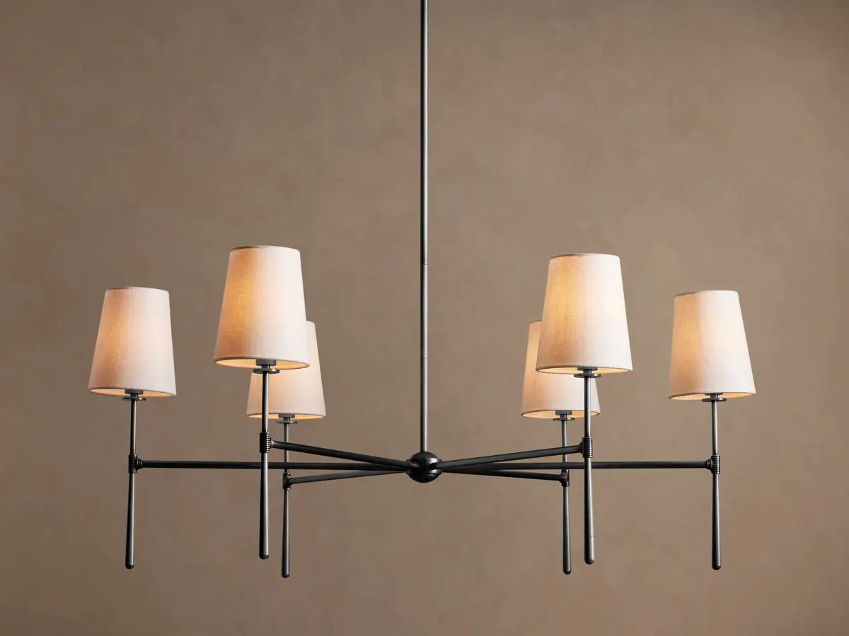 Rhodes Round Chandelier In Bronze 1