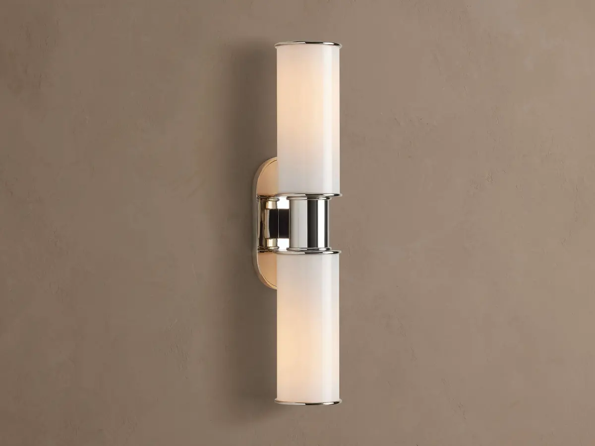 Harlin Double Sconce In Milk 1