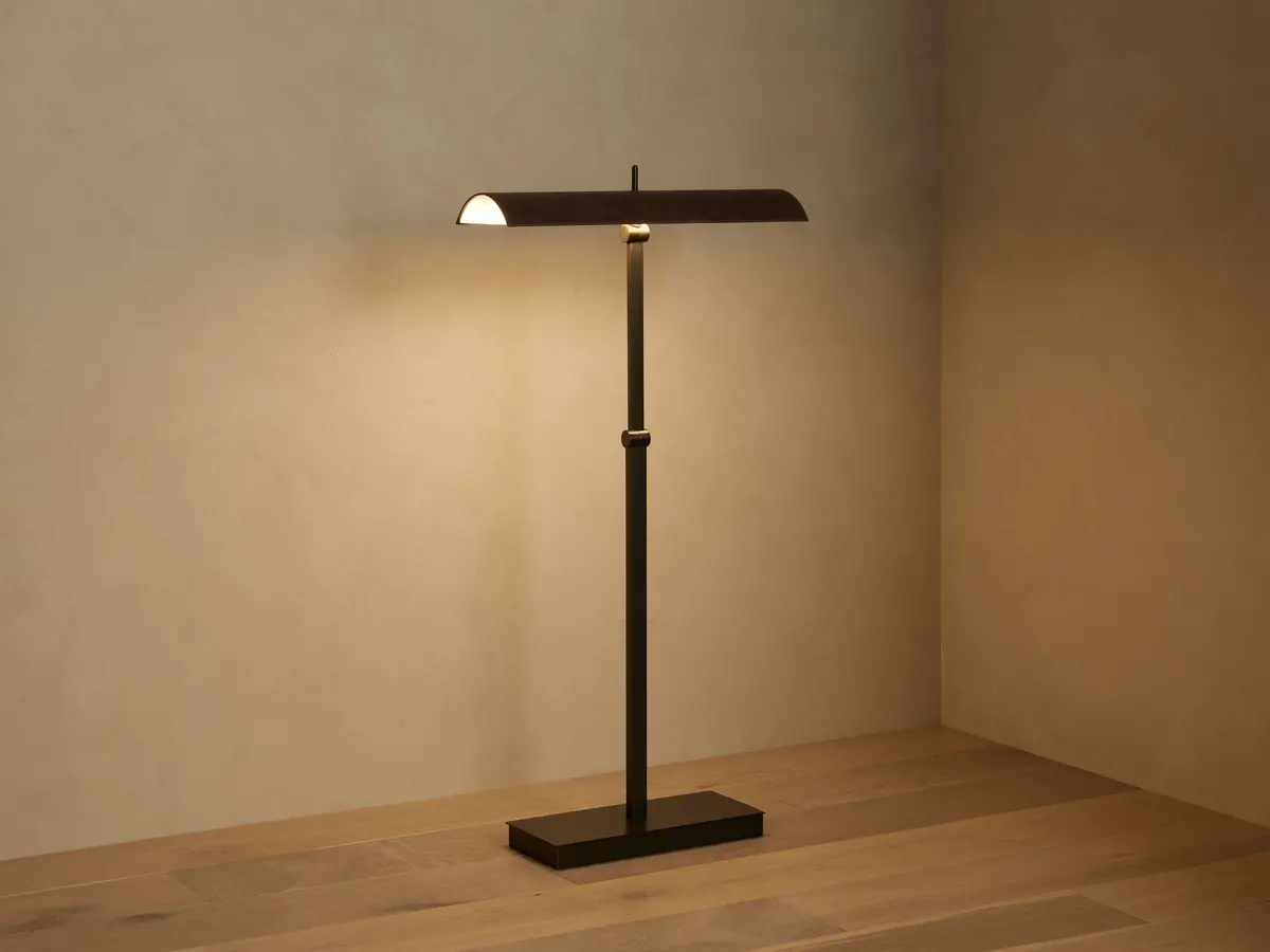 Abel Leather Floor Lamp 1