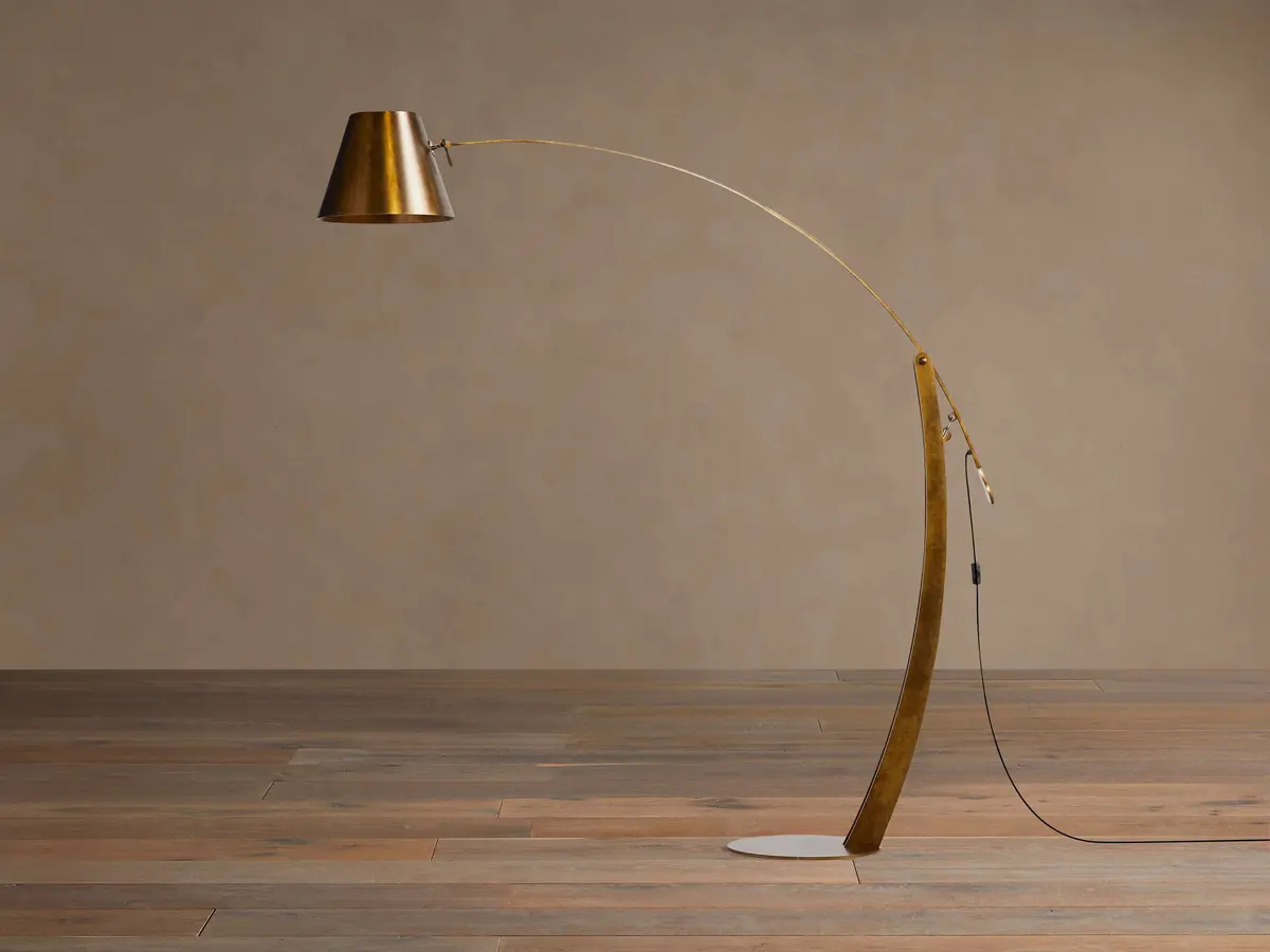 Arcadia Bronze Arc Floor Lamp 1