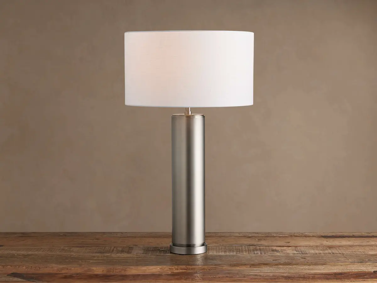 Linden Table Lamp In Pewter 1