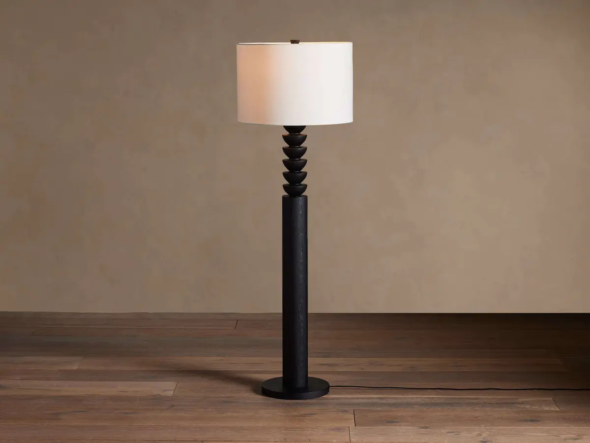 Lathe Floor Lamp 1