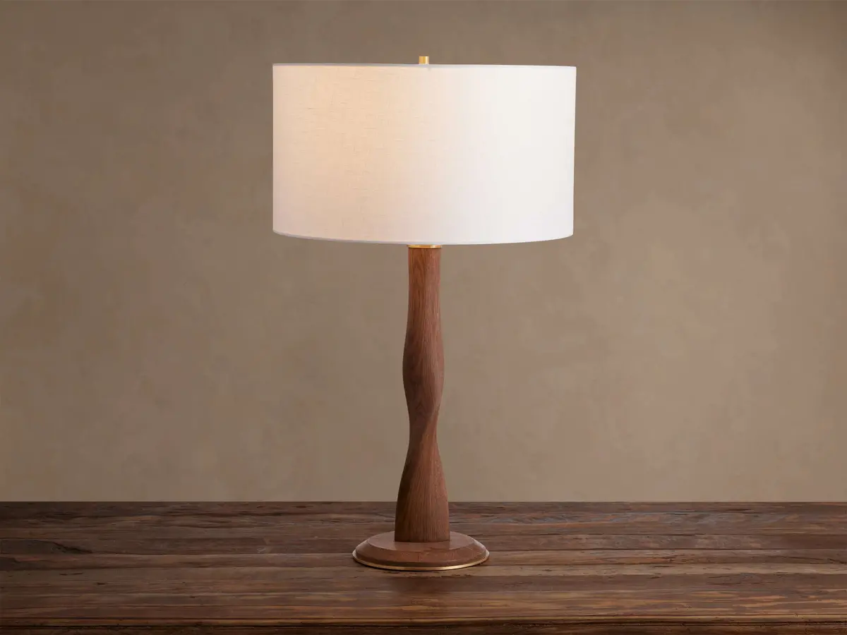 Jonas Table Lamp With White Shade 1