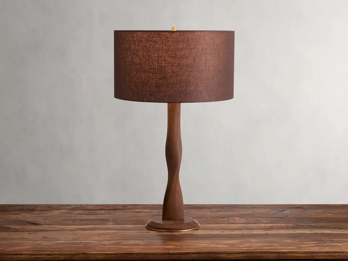 Jonas Table Lamp In Brown 1