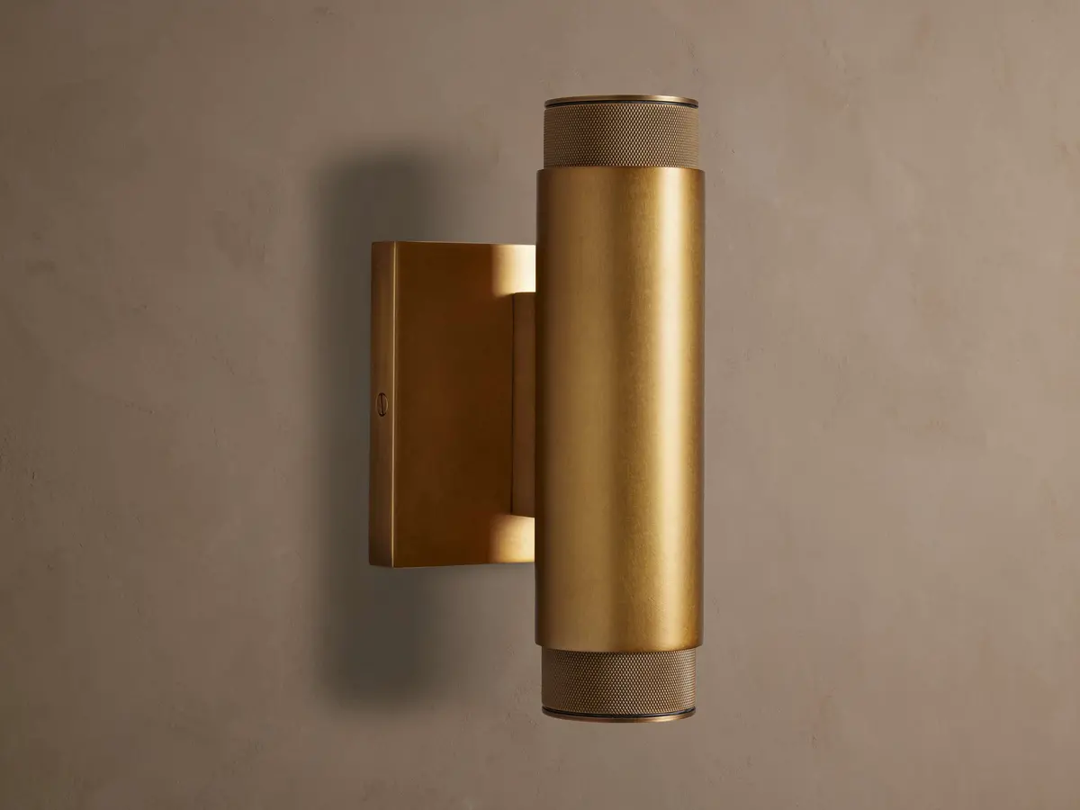 Spotlight Outdoor Sconce In Brass 1