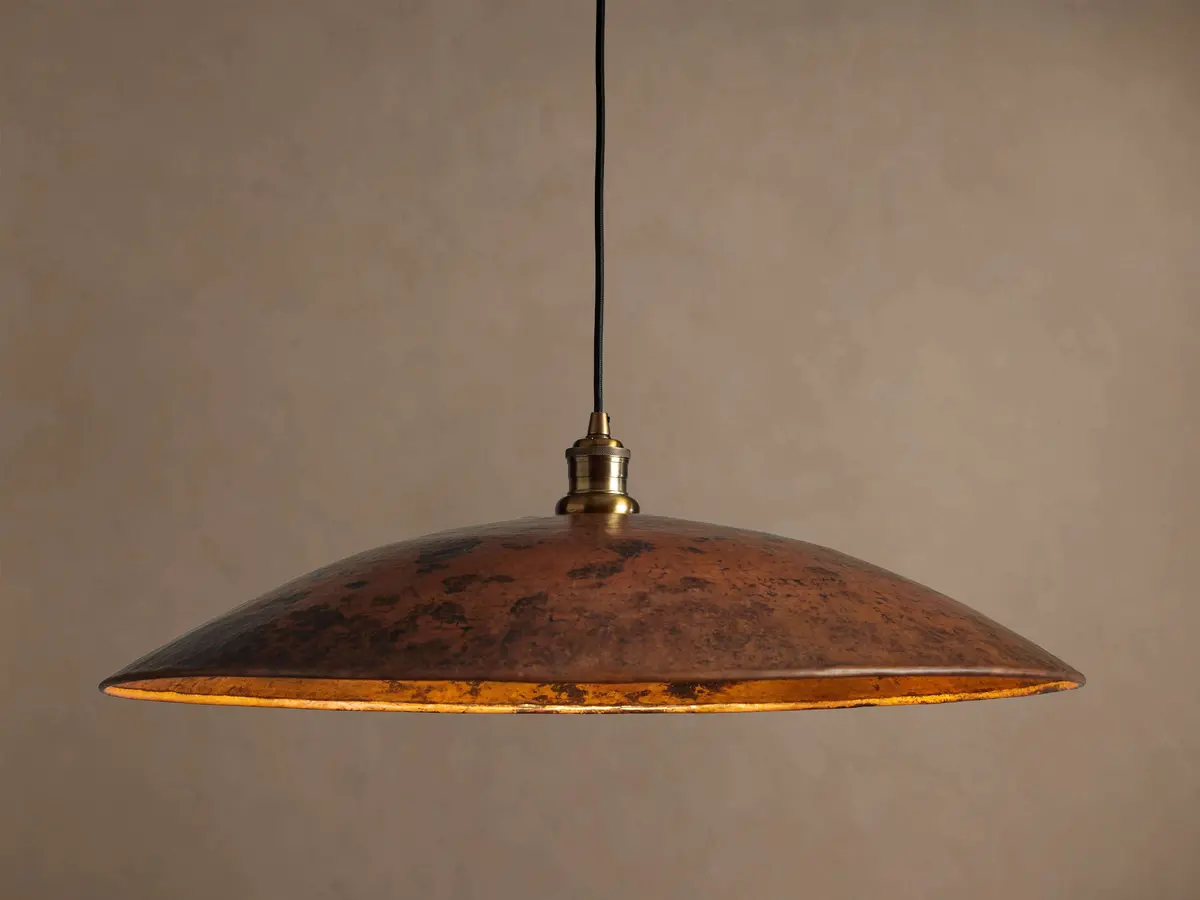 Recycled Metal Fan Pendant 1