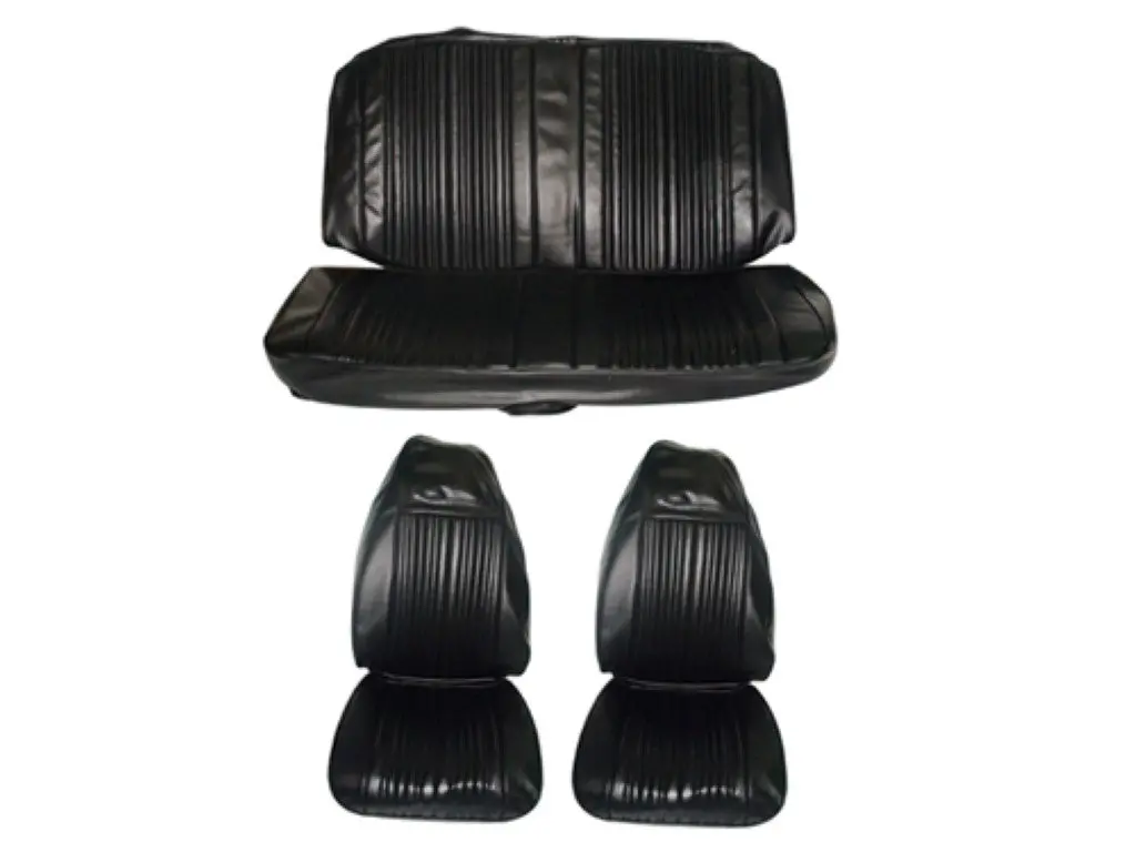 6613-Buk-C 1971 Dart Swinger Front Bucket Rear Bench Seat Cover Set 1