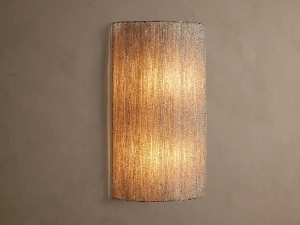 Romilly Beaded Sconce In Silver 1