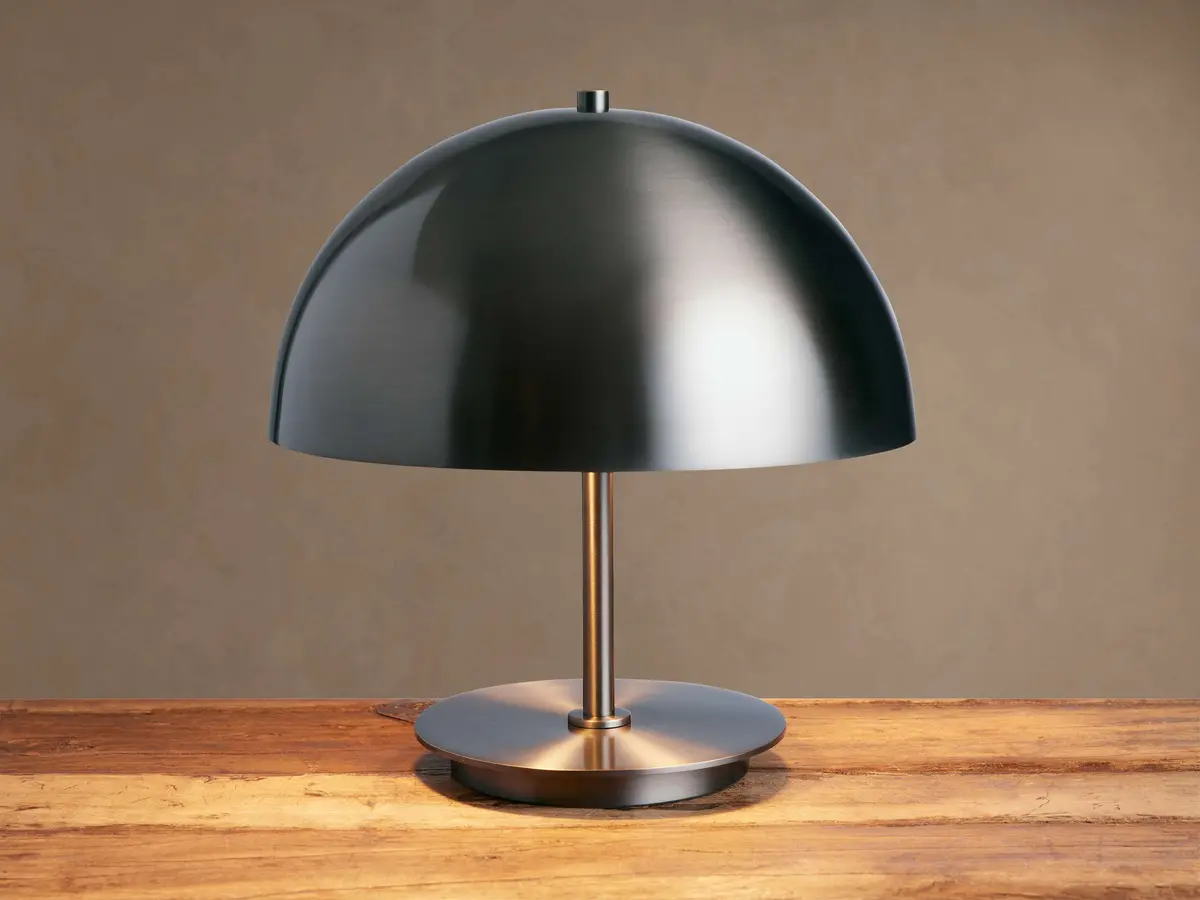 Malcom Table Lamp In Pewter 1