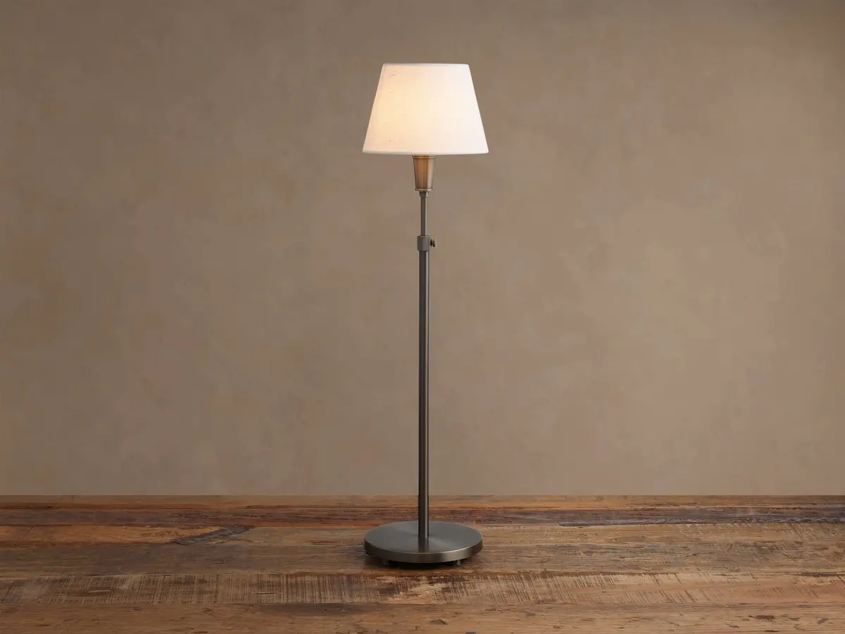 Candice Table Lamp In Pewter 1