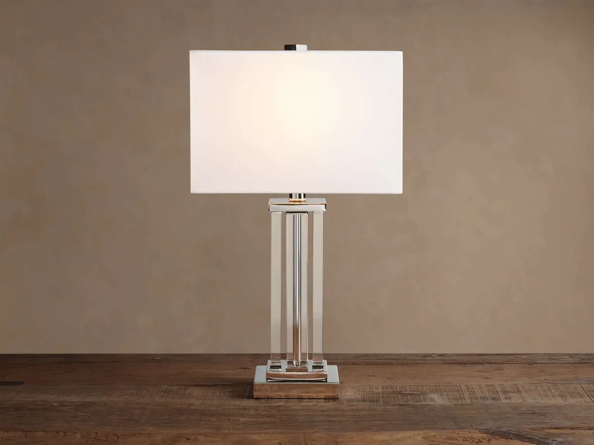 Dawson 20" Table Lamp In Nickel 1
