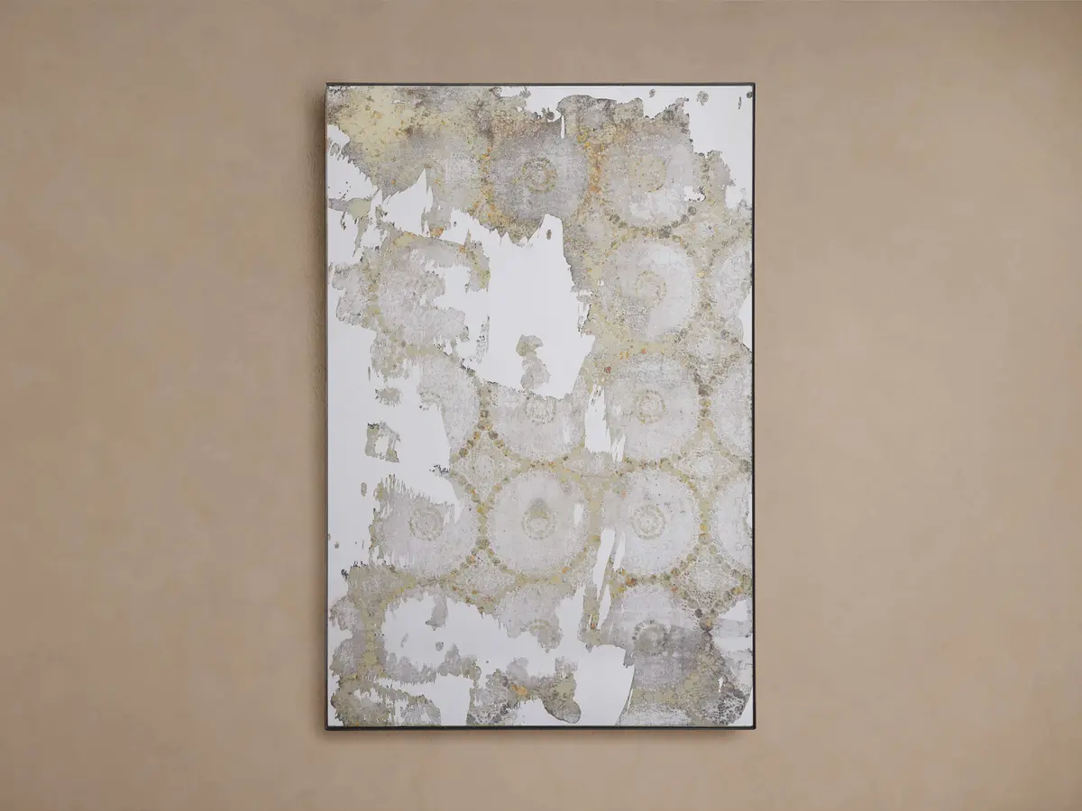 Cassandra Wall Mirror In Cream 1