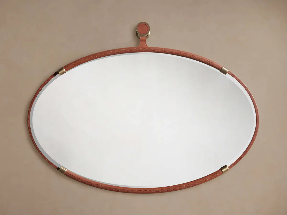 Clement Horizontal Oval Wall Mirror 1