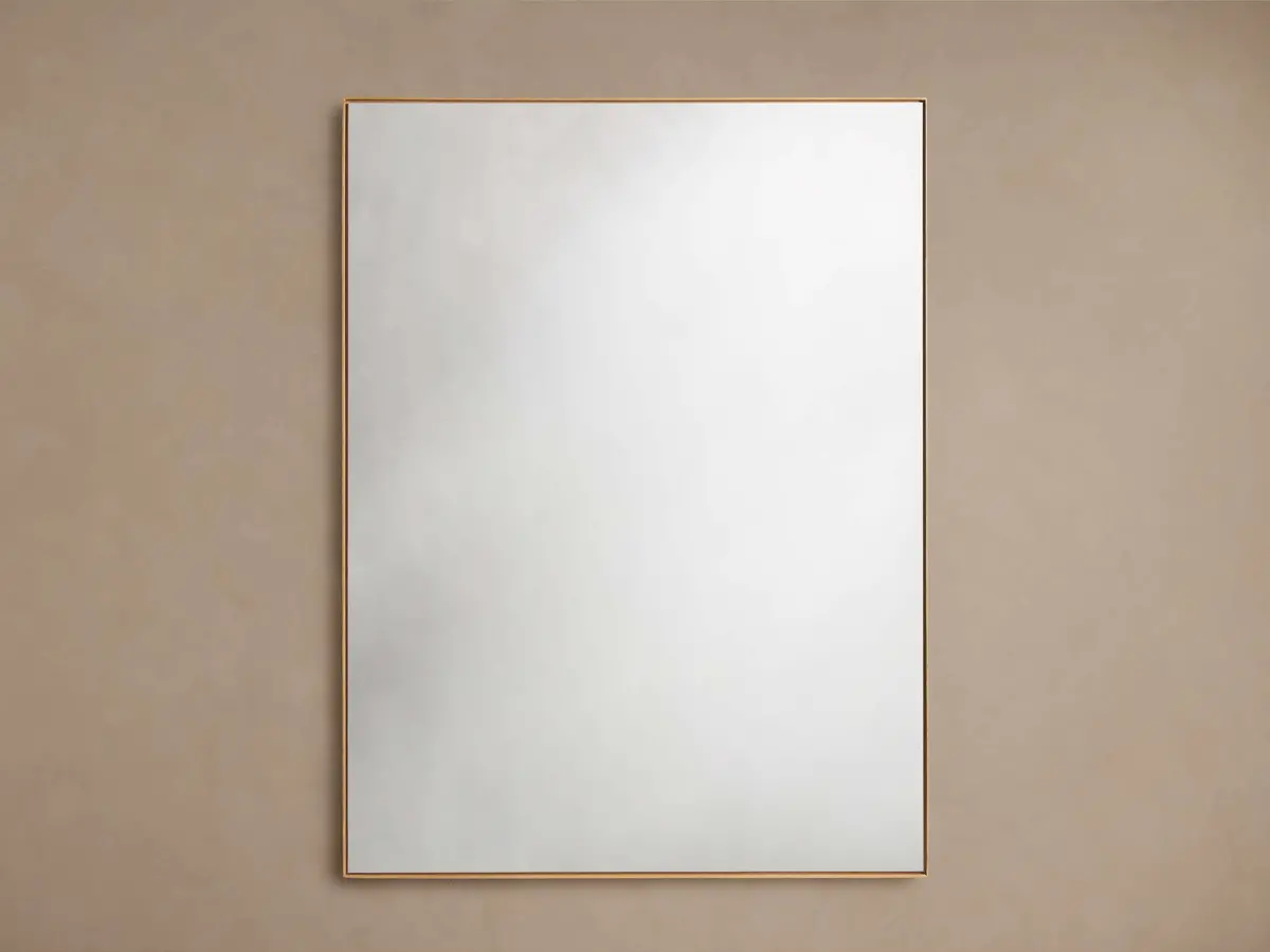 Lira Oak Wall Mirror In Honey 1