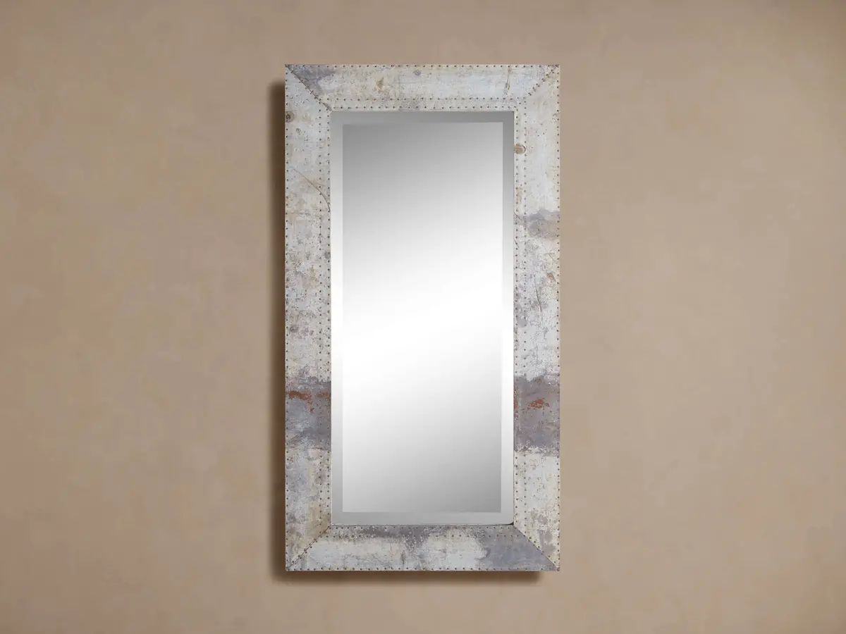 Caspian Wall Mirror In Iron 1