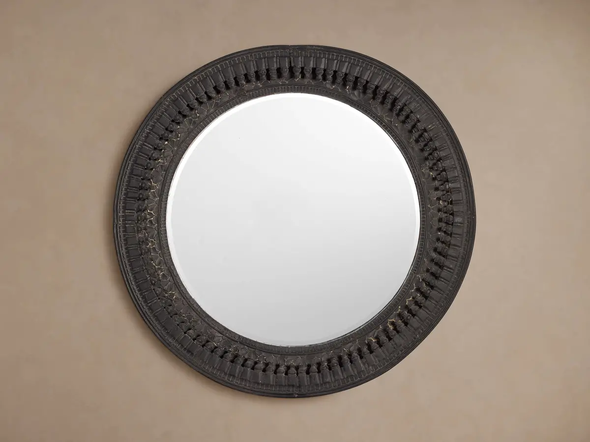 Madhava Round Wall Mirror 1