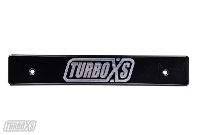 Turbo Xs Billet Aluminum License Plate Delete Bracket – Black Machined Finish, Fits 2015–2017 Subaru Wrx & Sti 1