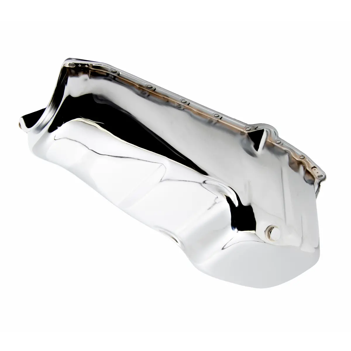 Steel Oil Pan – Fits 1958–1979 Chevy Small Block 283–400 – Oem-Style – Chrome Finish 1