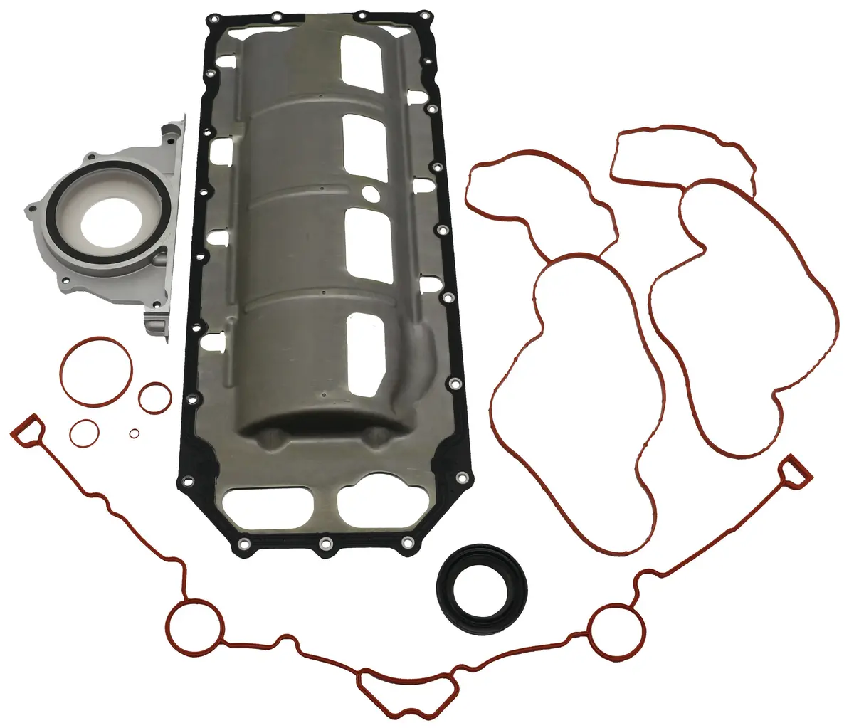 Low Gasket Conversion Kit For Mopar 5.7L 345 Hemi Gen 3 – Fits Ram, Durango, Aspen - Oil Pan Gasket, Rear Main Seal, Water Pump Gasket, Timing Cover Seal 1