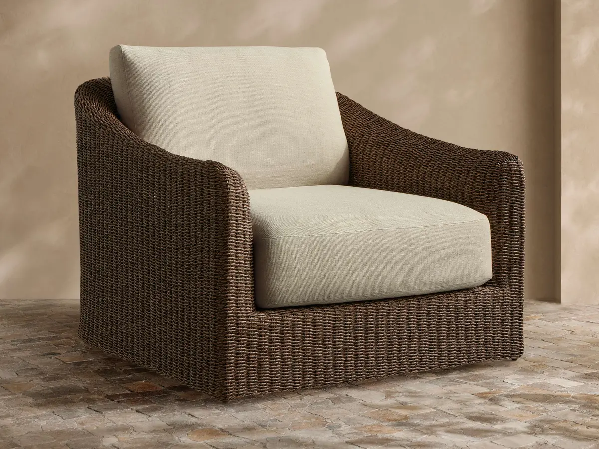 Ancona Outdoor Swivel Chair 1