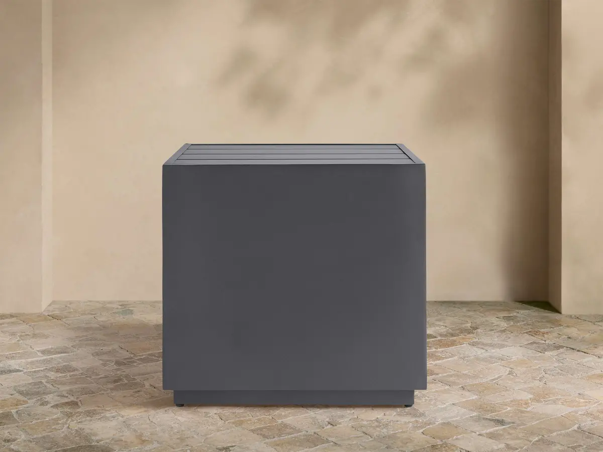 Bal Harbour Outdoor Aluminum End Table 1