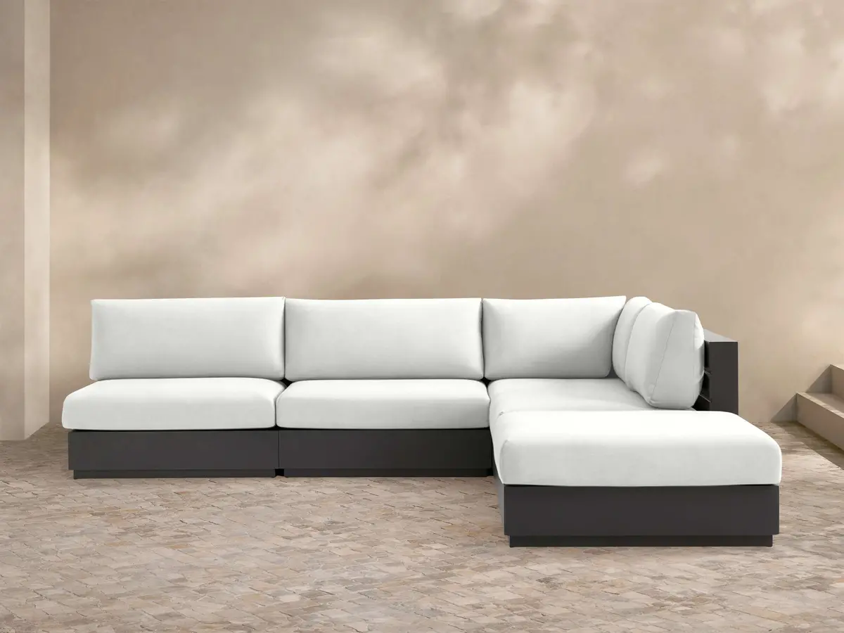 Bal Harbour Outdoor Aluminum Five-Piece Sectional 1
